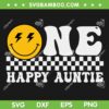 One Happy Dude Auntie SVG PNG, 1st Birthday Family SVG, First Birthday DXF SVG PNG EPS