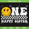 One Happy Dude Sister SVG PNG, 1st Birthday Family SVG, Smiley Face Birthday DXF SVG PNG EPS One Happy Dude Sister SVG PNG, 1st Birthday Family SVG, Smiley Face Birthday DXF SVG PNG EPS