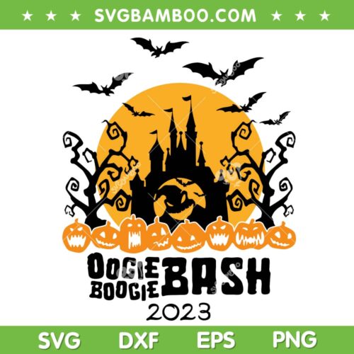Oogie Boogie Bash 2023 SVG PNG, Disney Halloween Oogie Boogie SVG, Halloween Disney DXF SVG PNG EPS