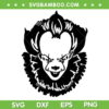 Pennywise Head SVG PNG, Pennywise Halloween SVG, Scary Pennywise Face DXF SVG PNG EPS Pennywise Head SVG PNG, Pennywise Halloween SVG, Scary Pennywise Face DXF SVG PNG EPS