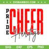Pride Cheer Heritage SVG PNG, Cheerleading SVG, Peace Love Cheer DXF SVG PNG EPS Pride Cheer Heritage SVG PNG, Cheerleading SVG, Peace Love Cheer DXF SVG PNG EPS