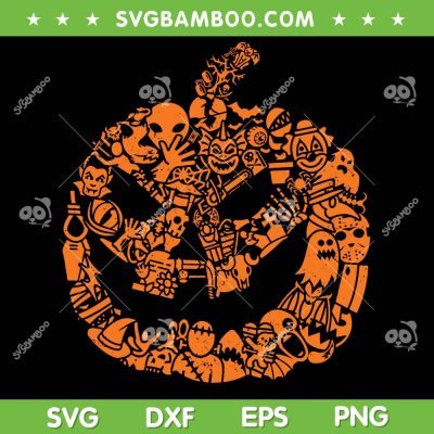 Pumpkin Horror Movie SVG PNG, Halloween Scary Pumpkin SVG, Horror Pumpkin DXF SVG PNG EPS