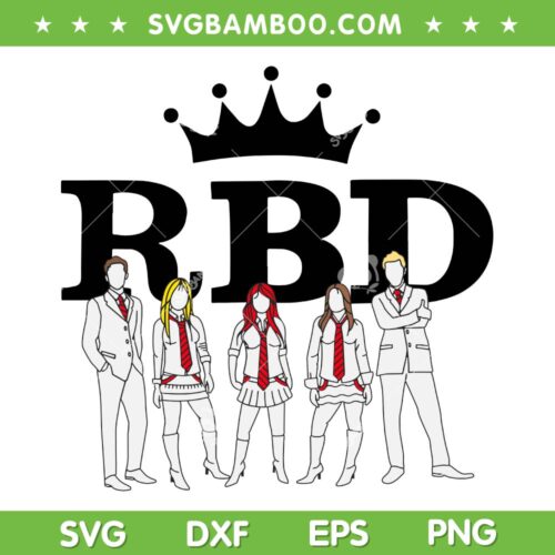 RBD Rebelde Tour 2023 SVG PNG, Rebelde Concert SVG, RBD Music Band DXF SVG PNG EPS