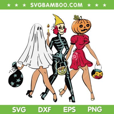 Retro 90s Halloween SVG PNG, Ghoul Girl Halloween SVG, Halloween Girls DXF SVG PNG EPS Retro 90s Halloween SVG PNG, Ghoul Girl Halloween SVG, Halloween Girls DXF SVG PNG EPS
