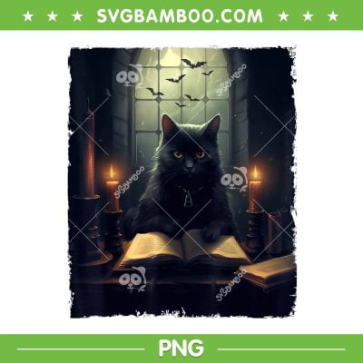 Retro Black Cat Reading Book PNG, Vintage Halloween Cat Book PNG, Funny Black Cat PNG Retro Black Cat Reading Book PNG, Vintage Halloween Cat Book PNG, Funny Black Cat PNG