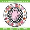 Retro Boo Haw SVG PNG, Boo Haw Halloween SVG, Groovy Halloween DXF SVG PNG EPS