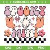 Retro Spooky Mini Halloween SVG PNG, Ghost Mom Groovy SVG, Spooky Season Cute DXF SVG PNG EPS Retro Spooky Mini Halloween SVG PNG, Ghost Mom Groovy SVG, Spooky Season Cute DXF SVG PNG EPS