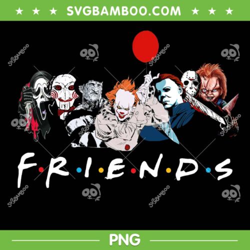Scary Movie Characters Friends PNG, Horror Halloween Movie Costume PNG, Halloween Friends PNG