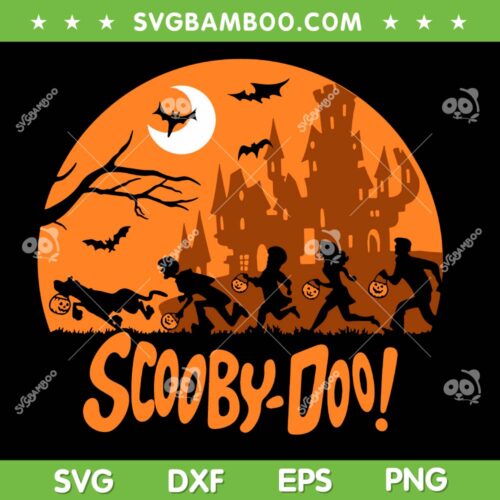 Scooby Doo The Gang Halloween SVG PNG, Scooby Doo Halloween SVG, Character Halloween DXF SVG PNG EPS