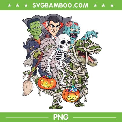 Skeleton Zombie Riding Mummy T Rex PNG, Mummy Dinosaur PNG, Halloween Skeleton PNG