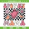 Spooky Mama Retro Groovy SVG PNG, Groovy Spooky Mama SVG, Retro Halloween Ghost DXF SVG PNG EPS