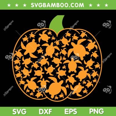 Turtle Pumpkin SVG PNG, Halloween Sea Animal Turtle SVG, Halloween Pumpkin DXF SVG PNG EPS Turtle Pumpkin SVG PNG, Halloween Sea Animal Turtle SVG, Halloween Pumpkin DXF SVG PNG EPS