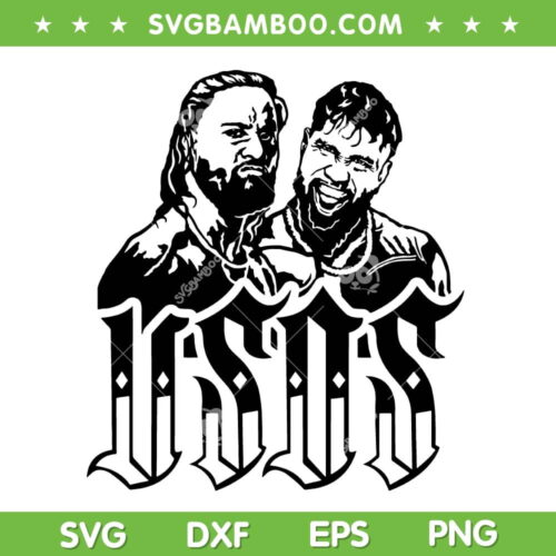 Usos SVG PNG, Jey And Jimmy Uso SVG, Professional Wrestling DXF SVG PNG EPS