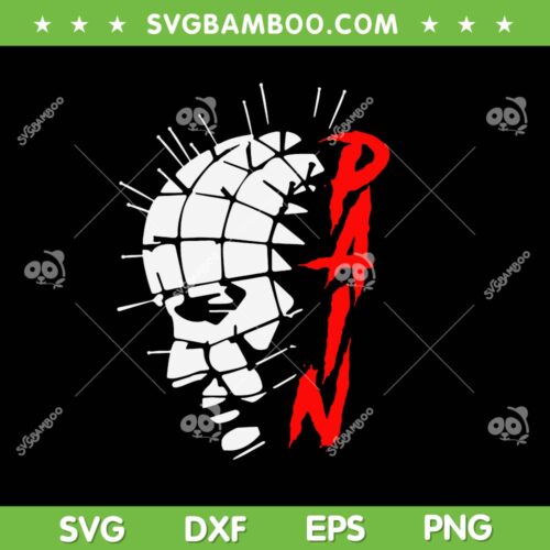 Vintage Hellraiser Halloween SVG PNG, Pin Heads Classic Horror Movie SVG, Hellraiser Head DXF SVG PNG EPS