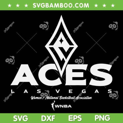 WNBA Las Vegas Aces Ace High SVG PNG, ACES Las Vegas Logo SVG, Basketball Team DXF SVG PNG EPS