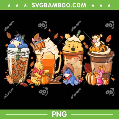 Winnie The Pooh Coffee PNG, Thankgivings Autumn Winnie The Pooh PNG, Disney Coffee Halloween PNG Winnie The Pooh Coffee PNG, Thankgivings Autumn Winnie The Pooh PNG, Disney Coffee Halloween PNG