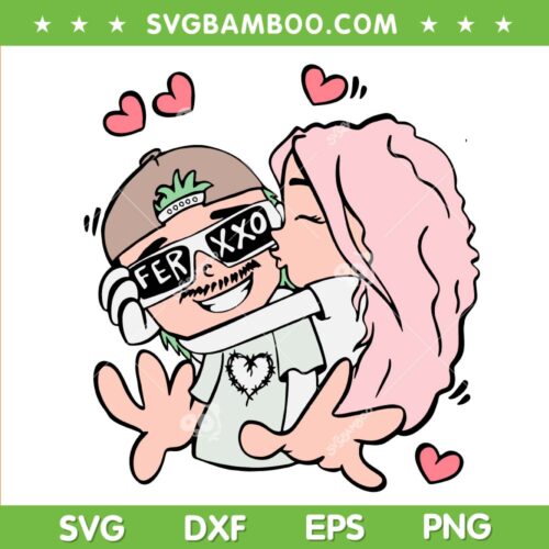 Baby Karol G SVG PNG, La Bichota Kiss Ferxxo SVG, Karol G Kiss Feid DXF SVG PNG EPS