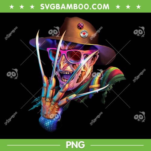 Freddy Krueger Horror Colorful PNG, Freddy Halloween Horror Movie PNG, Horror Movie Killers PNG
