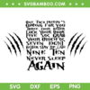 Freddy Krueger Song One Two SVG PNG, Freddy Song SVG, Horror Movie Halloween DXF SVG PNG EPS