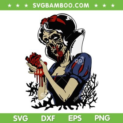 Snow White Horror Halloween SVG PNG, Zombie Snow White SVG, Snow White Skeleton DXF SVG PNG EPS Snow White Horror Halloween SVG PNG, Zombie Snow White SVG, Snow White Skeleton DXF SVG PNG EPS