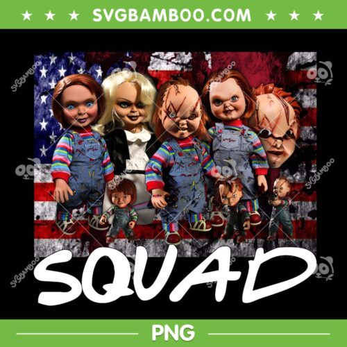Squad Chucky PNG, Horror Movie Squad Goals PNG, Chucky Horror Movies Team PNG