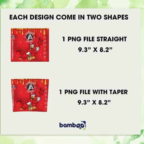 3D Inflated Donald Duck Devil Halloween Tumbler Wrap PNG, Starduck Coffee 20oz Skinny Tumbler Template PNG 3D Inflated Donald Duck Devil Halloween Tumbler Wrap PNG, Starduck Coffee 20oz Skinny Tumbler Template PNG