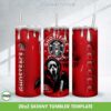 3D Inflated Ghostface Coffee Haloween Tumbler Wrap PNG, Ghostface Starbucks 20oz Skinny Tumbler Template PNG 3D Inflated Ghostface Coffee Haloween Tumbler Wrap PNG, Ghostface Starbucks 20oz Skinny Tumbler Template PNG