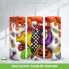 3D Inflated Groovy Ghost 80s Tumbler Wrap PNG, Halloween Pumpkin Bat Ghost 20oz Skinny Tumbler Template PNG 3D Inflated Groovy Ghost 80s Tumbler Wrap PNG, Halloween Pumpkin Bat Ghost 20oz Skinny Tumbler Template PNG
