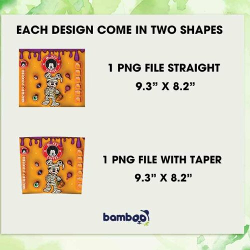 3D Inflated Mickey Coffee Tumbler Wrap PNG, Halloween Mickey Mummy 3D 20oz Skinny Tumbler Template PNG 3D Inflated Mickey Coffee Tumbler Wrap PNG, Halloween Mickey Mummy 3D 20oz Skinny Tumbler Template PNG