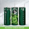 3D Inflated Oogie Boogie Coffee Halloween Tumbler Wrap PNG, Oogie Boogie Starbucks Coffee 20oz Skinny Tumbler Template PNG