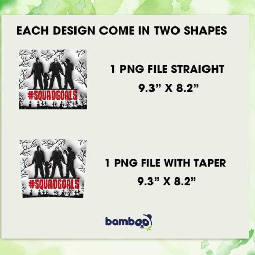 3D Inflated Squad Goals Tumbler Wrap PNG, Halloween Horror Friends 20oz Skinny Tumbler Template PNG 3D Inflated Squad Goals Tumbler Wrap PNG, Halloween Horror Friends 20oz Skinny Tumbler Template PNG