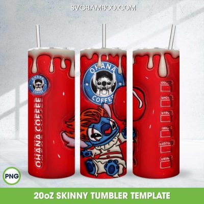 3D Inflated Stitch Pennywise Coffee 20oz Skinny Tumbler Template PNG, Pennywise Stitch Halloween Tumbler Wrap PNG 3D Inflated Stitch Pennywise Coffee 20oz Skinny Tumbler Template PNG, Pennywise Stitch Halloween Tumbler Wrap PNG