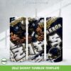 Akron Zips 3D Inflated Tumbler Wrap PNG, Football Team Akron Zips 20oz Skinny Tumbler Template PNG Akron Zips 3D Inflated Tumbler Wrap PNG, Football Team Akron Zips 20oz Skinny Tumbler Template PNG