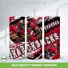 Arkansas Razorbacks 3D Inflated Tumbler Wrap PNG, NCAA Razorbacks Football Teams 20oz Skinny Tumbler Template PNG Arkansas Razorbacks 3D Inflated Tumbler Wrap PNG, NCAA Razorbacks Football Teams 20oz Skinny Tumbler Template PNG