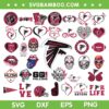 Atlanta Falcons Mega Bundle SVG, Falcons Logo Bundle SVG, NFL Team DXF SVG PNG EPS