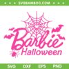 Barbie Halloween Spider SVG PNG, Pink Doll Halloween SVG, Barbie Movie DXF SVG PNG EPS