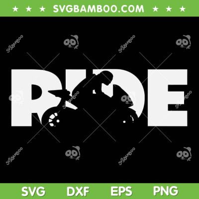 Biker Art SVG PNG, Ride Motorcycle Graphics SVG, Sportbike DXF SVG PNG EPS