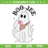 Boo Jee Ghost SVG PNG, Cute Ghost Coffee Crossbody Bag SVG, Halloween Boo Ghost Costume DXF SVG PNG EPS