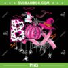Boo Pumpkin Breast Cancer Halloween PNG, Witch Pink Ribbon PNG, Boo Halloween PNG