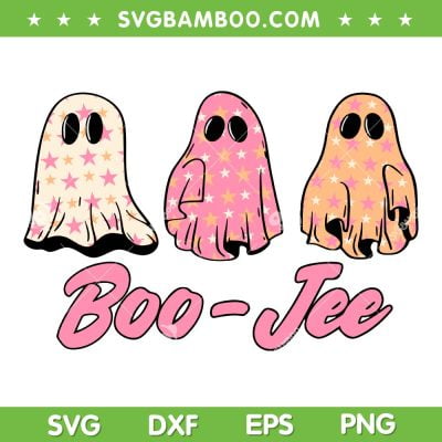 Bou Jee Fall And Halloween SVG PNG, Little Ghost Boojee SVG, Boo Jee Ghost Star Shirt DXF SVG PNG EPS
