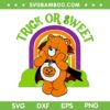 Care Bear Trick Or Sweet SVG PNG, Halloween Care Bears Pumpkin SVG, Bears Trick DXF SVG PNG EPS