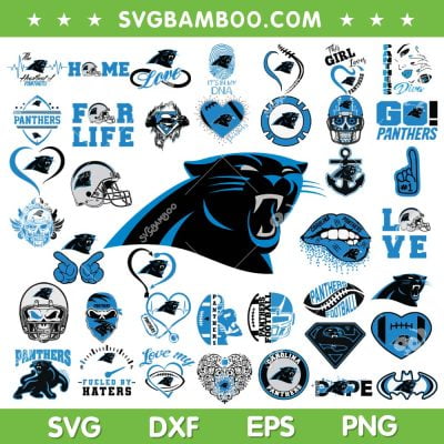 Carolina Panthers Mega Bundle SVG, Panthers Logo Bundle SVG, Football Team DXF SVG PNG EPS Carolina Panthers Mega Bundle SVG, Panthers Logo Bundle SVG, Football Team DXF SVG PNG EPS