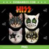 Cat Kiss Band PNG, Funny Cat Hiss Rock PNG, Cat Hiss Rock And Rollcat Kiss Band PNG