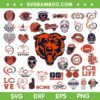 Chicago Bears Mega Bundle SVG, Bears Logo Bundle SVG, NFL Football DXF SVG PNG EPS