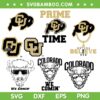 Colorado Buffalo SVG Bundle, Coach Prime Colorado Football SVG Bundle, Prime Time DXF SVG PNG EPS