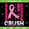 Crush Breast Cancer Awareness Leopard SVG, Bling Pink Ribbon Leopard SVG, Crush Awareness DXF SVG PNG EPS