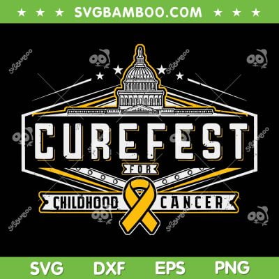 CureFest For Childhood Cancer 2023 SVG, Curefest 2023 SVG, Cancer Awareness DXF SVG PNG EPS CureFest For Childhood Cancer 2023 SVG, Curefest 2023 SVG, Cancer Awareness DXF SVG PNG EPS