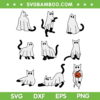 Cute Ghost Cat SVG PNG, Funny Cats Halloween Costumes SVG, Ghost And Pumpkin DXF SVG PNG EPS Cute Ghost Cat SVG PNG, Funny Cats Halloween Costumes SVG, Ghost And Pumpkin DXF SVG PNG EPS