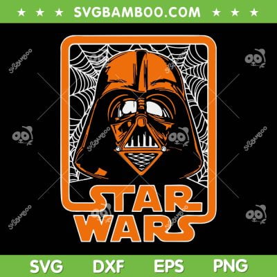 Darth Vader Spooky Spider Webs SVG PNG, Star Wars Halloween SVG, Halloween Darth Vader DXF SVG PNG EPS Darth Vader Spooky Spider Webs SVG PNG, Star Wars Halloween SVG, Halloween Darth Vader DXF SVG PNG EPS