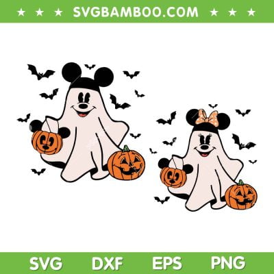 Disney Mouse Ghost Pumpkin SVG PNG, Trick Or Treat Halloween Masquerade Spooky SVG, Halloween Ghost Mouse DXF SVG PNG EPS Disney Mouse Ghost Pumpkin SVG PNG, Trick Or Treat Halloween Masquerade Spooky SVG, Halloween Ghost Mouse DXF SVG PNG EPS